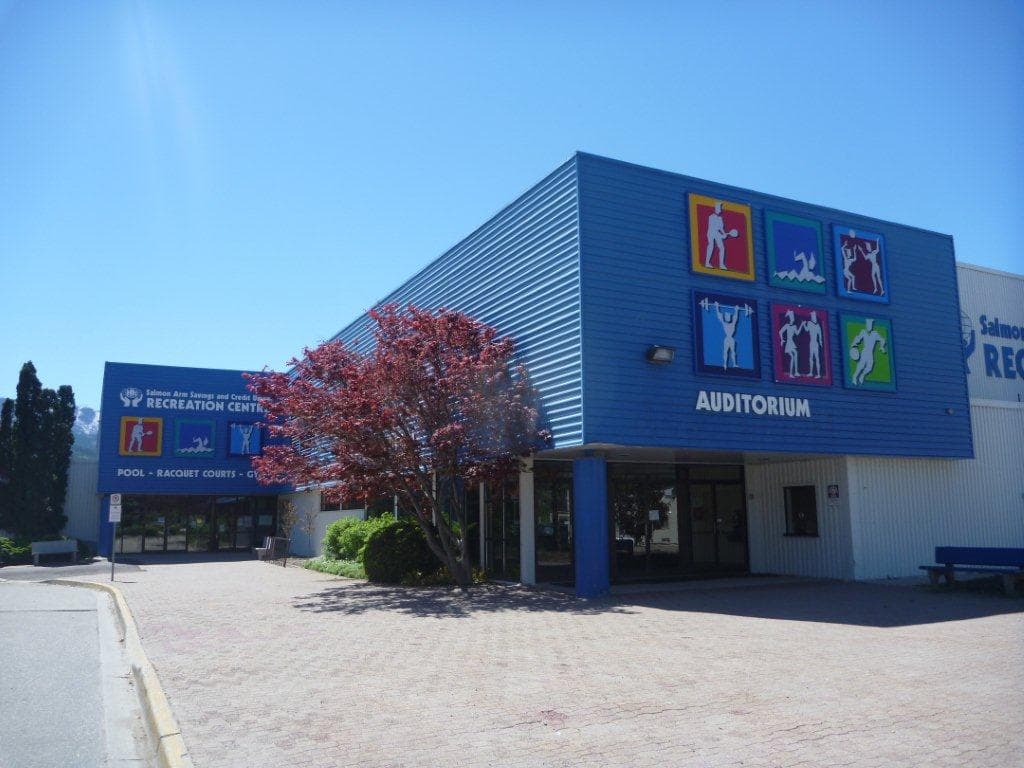 The SASCU Recreation Centre in Salmon Arm